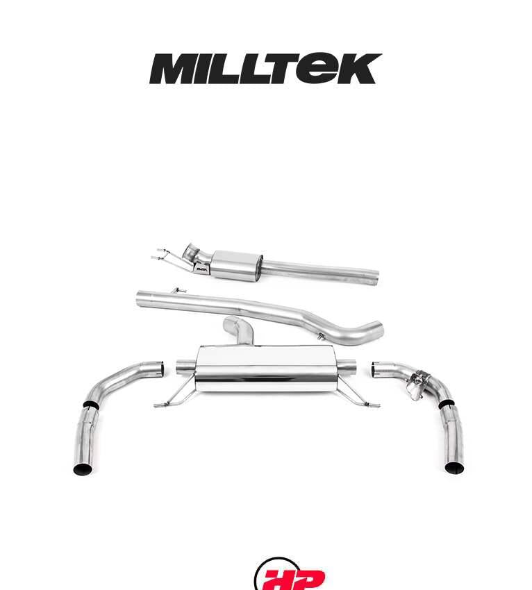 MILLTEK Particulate Filter Back OPF/GPF Back System CLA45/CLA45 S - Non-resonated / Race
