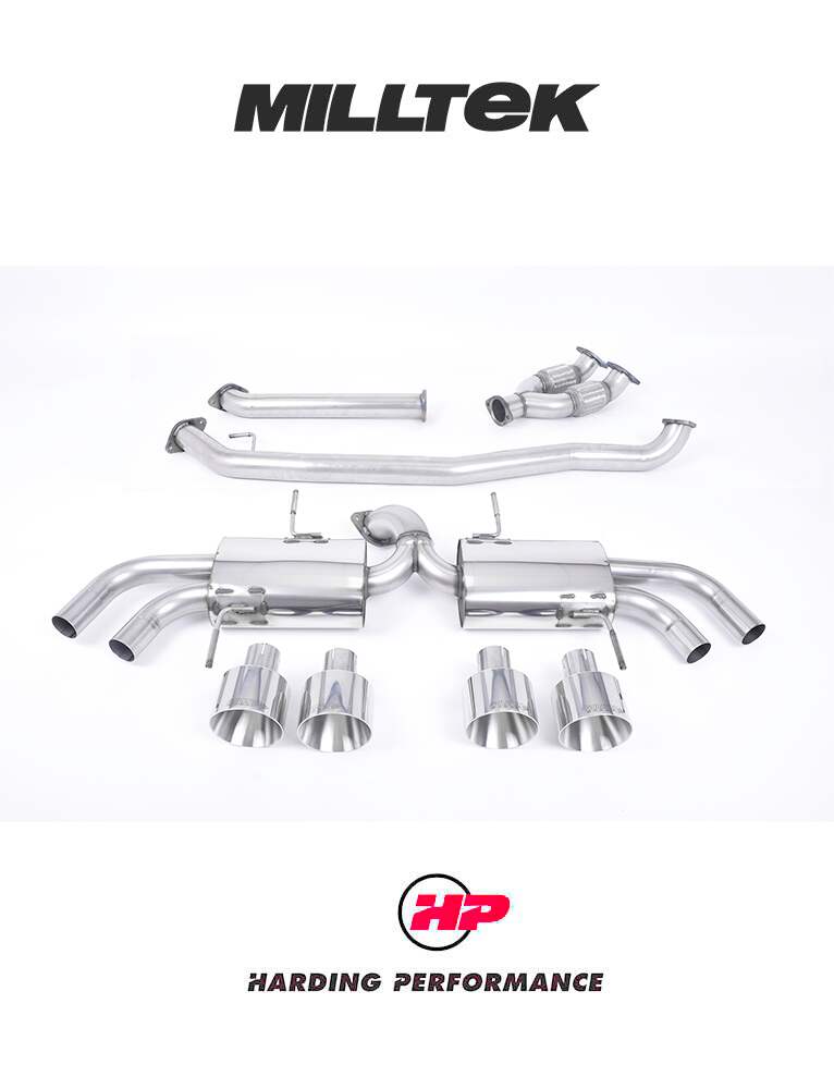 MILLTEK Primary Cat Back Nissan GT-R R35 - SSXNI009