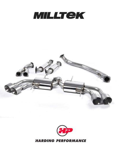 MILLTEK Primary Cat Back Nissan GT-R R35 90mm System - SSXNI011