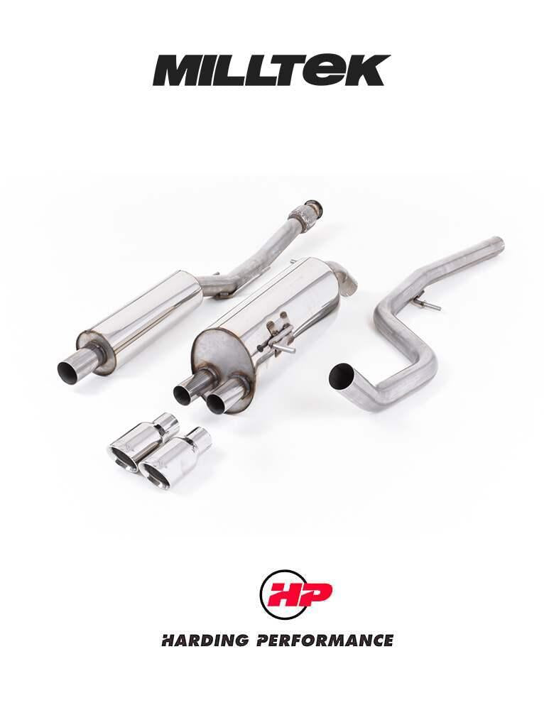 MILLTEK Cat-back – Peugeot 208 GTi - Non-resonated - Titanium