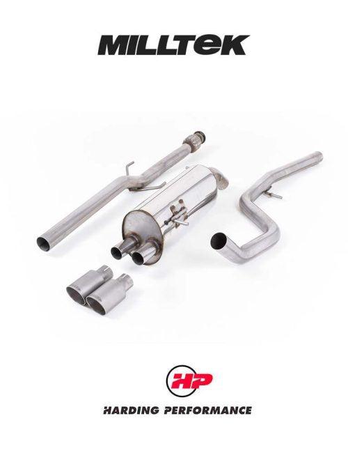 MILLTEK Cat-back – Peugeot 208 GTi - Non-resonated - Titanium