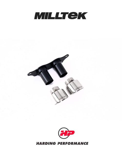 MILLTEK GT-100 Tips – Porsche 991.2 GT3/GT3 RS - Polished