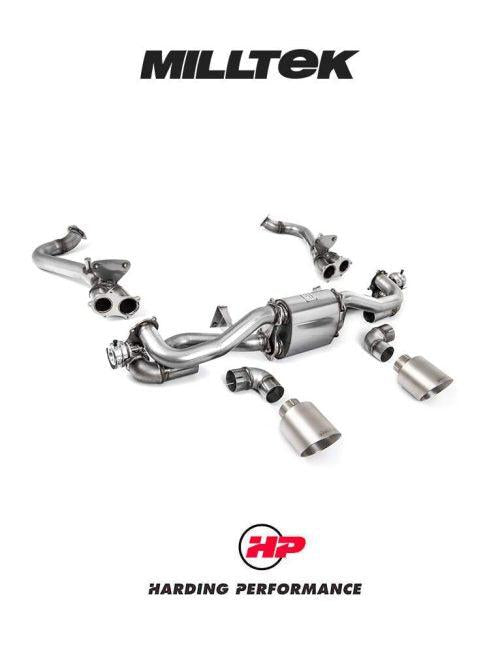 MILLTEK OPF/GPF Bypass – Porsche Cayman 718 GT4 4.0 - Titanium