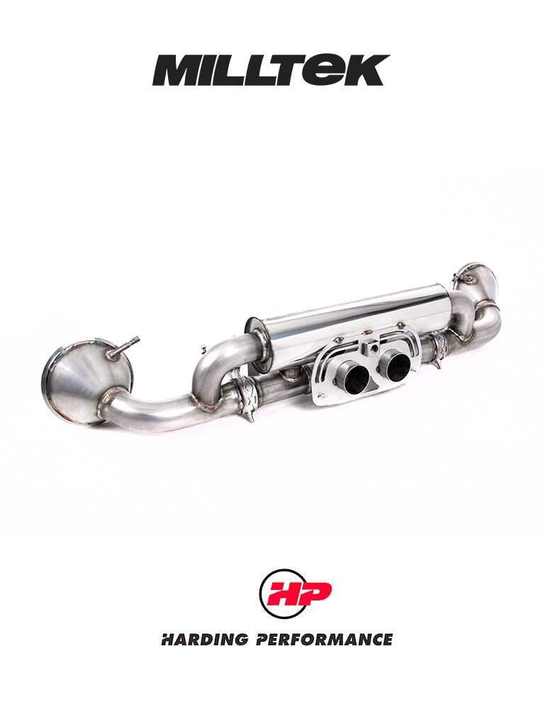 MILLTEK Rear Silencer(s) Porsche 911 992.1 GT3 - Re-uses OE Tailpipes