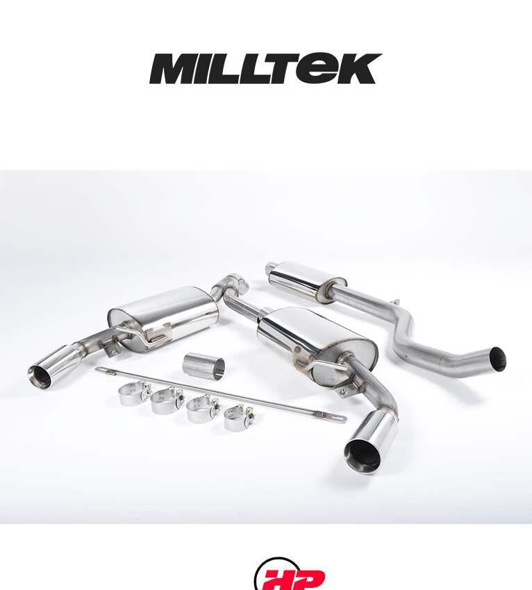 MILLTEK Cat Back Renault Clio 197 - SSXRN407 - Non-resonated / Race