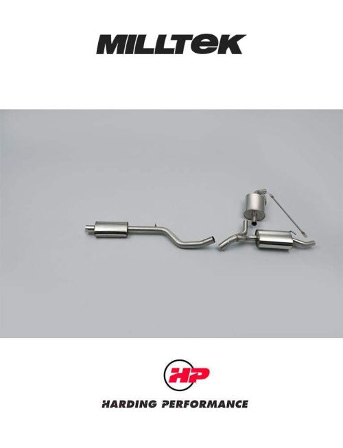 MILLTEK Cat-back – Renault Clio RS 200 - Standard / Uses OE Trims