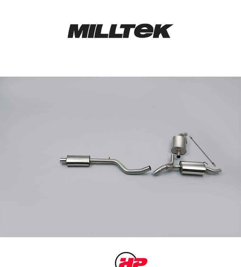 MILLTEK Cat-back – Renault Clio RS 200 - Standard / Uses OE Trims