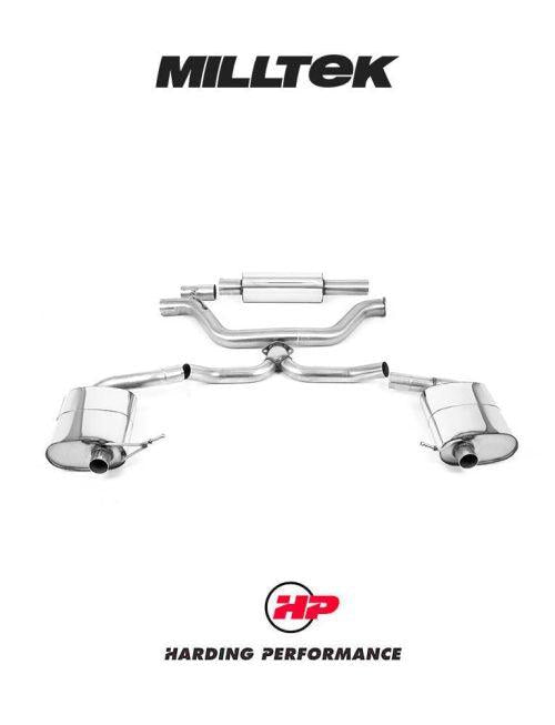 MILLTEK Cat-back – Skoda Octavia vRS 2020+ - Resonated