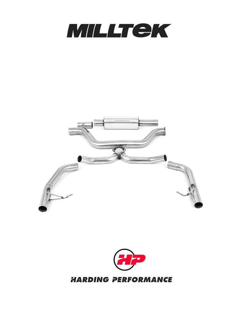 MILLTEK Cat-back – Skoda Octavia vRS 2020+ - Non Resonated