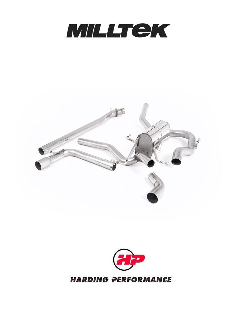 MILLTEK Cat-back – Swift Sport 1.4T - GT-115 Titanium Trims