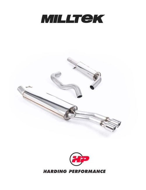 MILLTEK Cat Back VW Bora 1.8T 2WD - Resonated