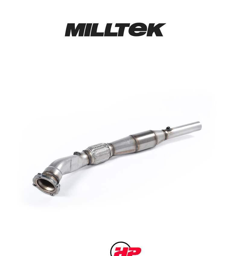 MILLTEK 3-inch Downpipe – VAG 1.8T 2WD - High-flow Sports Catalyst - Milltek Cat-back