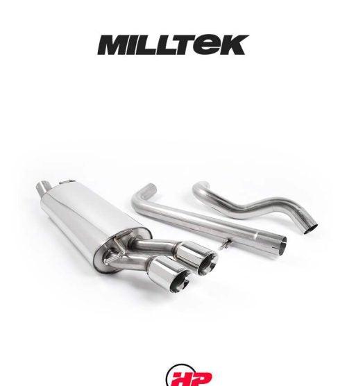 MILLTEK Cat Back VW Golf Mk4 GTI 1.8T Twin 80mm - SSXVW052