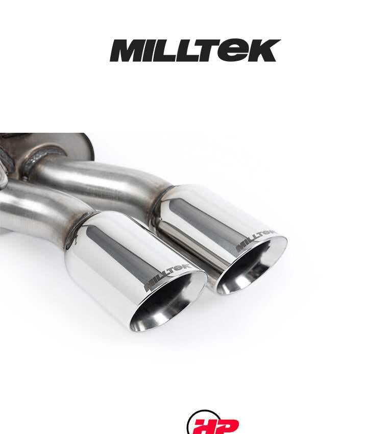 MILLTEK Cat Back VW Golf Mk4 GTI 1.8T Twin 80mm - SSXVW053