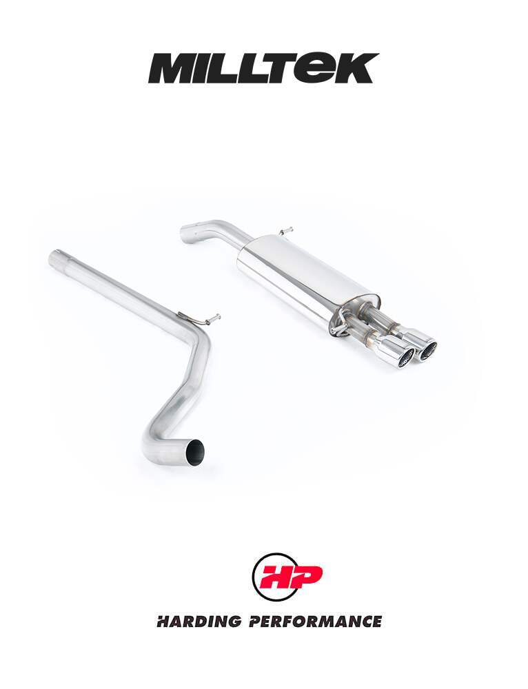 MILLTEK Cat-back VW Polo GTI 1.8T (9N) - Resonated