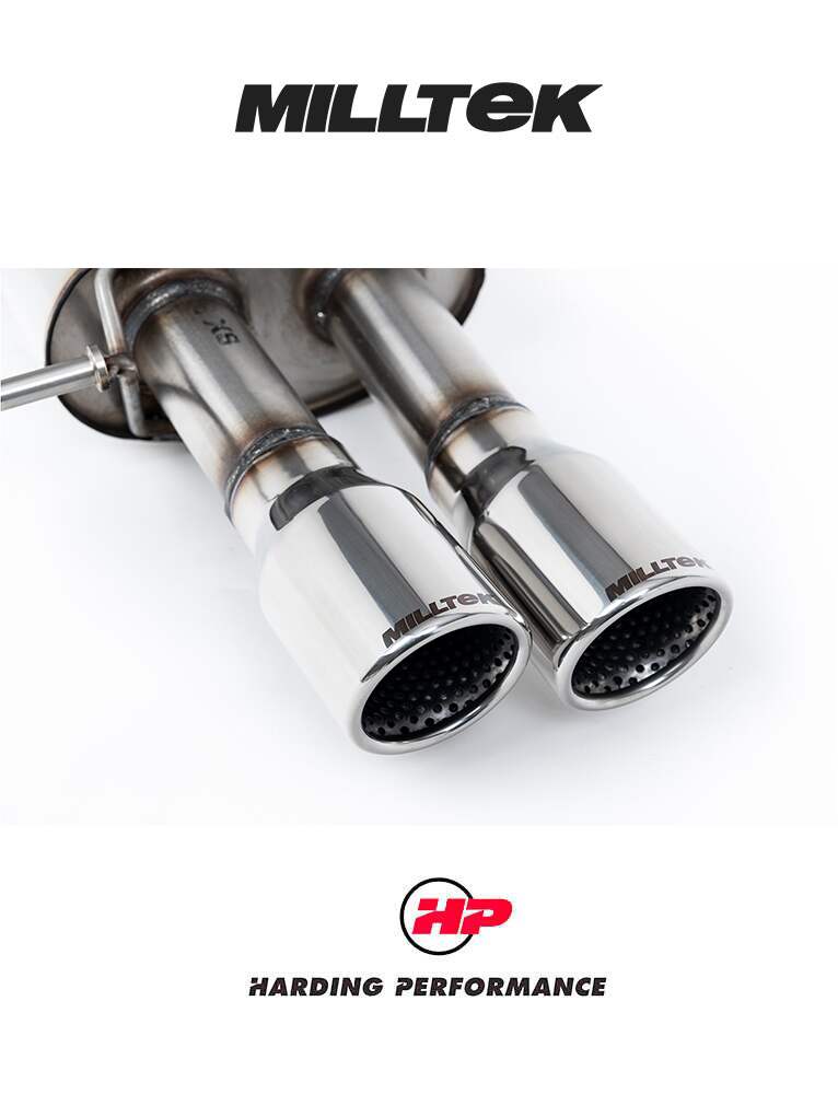 MILLTEK Cat-back VW Polo GTI 1.8T (9N) - Resonated