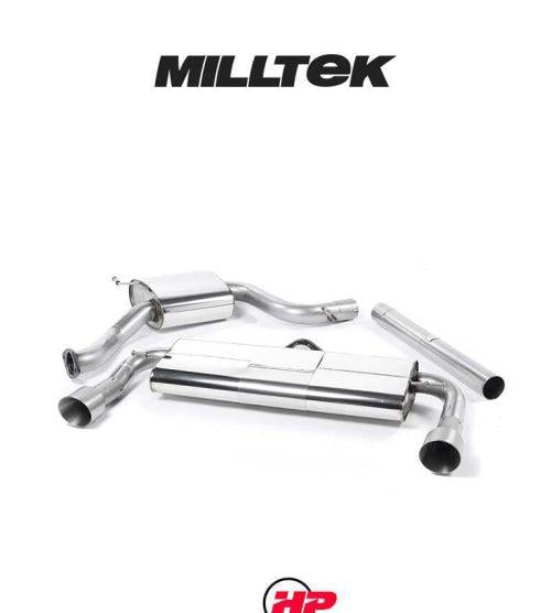 MILLTEK E-Mark Cat-back – VW Golf Mk7 GTI - Titanium