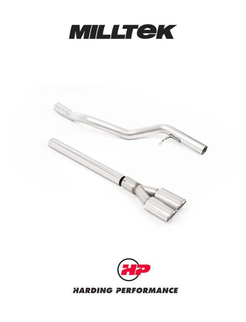 MILLTEK Cat Back VW Amarok V6 Twin Outlet - SSXVW448