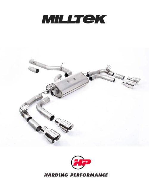MILLTEK Cat Back – VW Tiguan R - GT-100 Polished