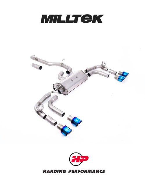 MILLTEK Cat Back – VW Tiguan R - GT-100 Burnt Titanium