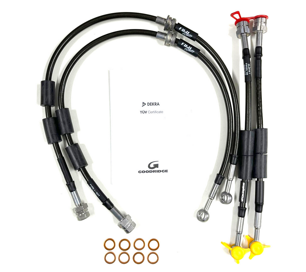 RacingLine | Braided Brake Lines (MQB + MK8) - ModsDirect