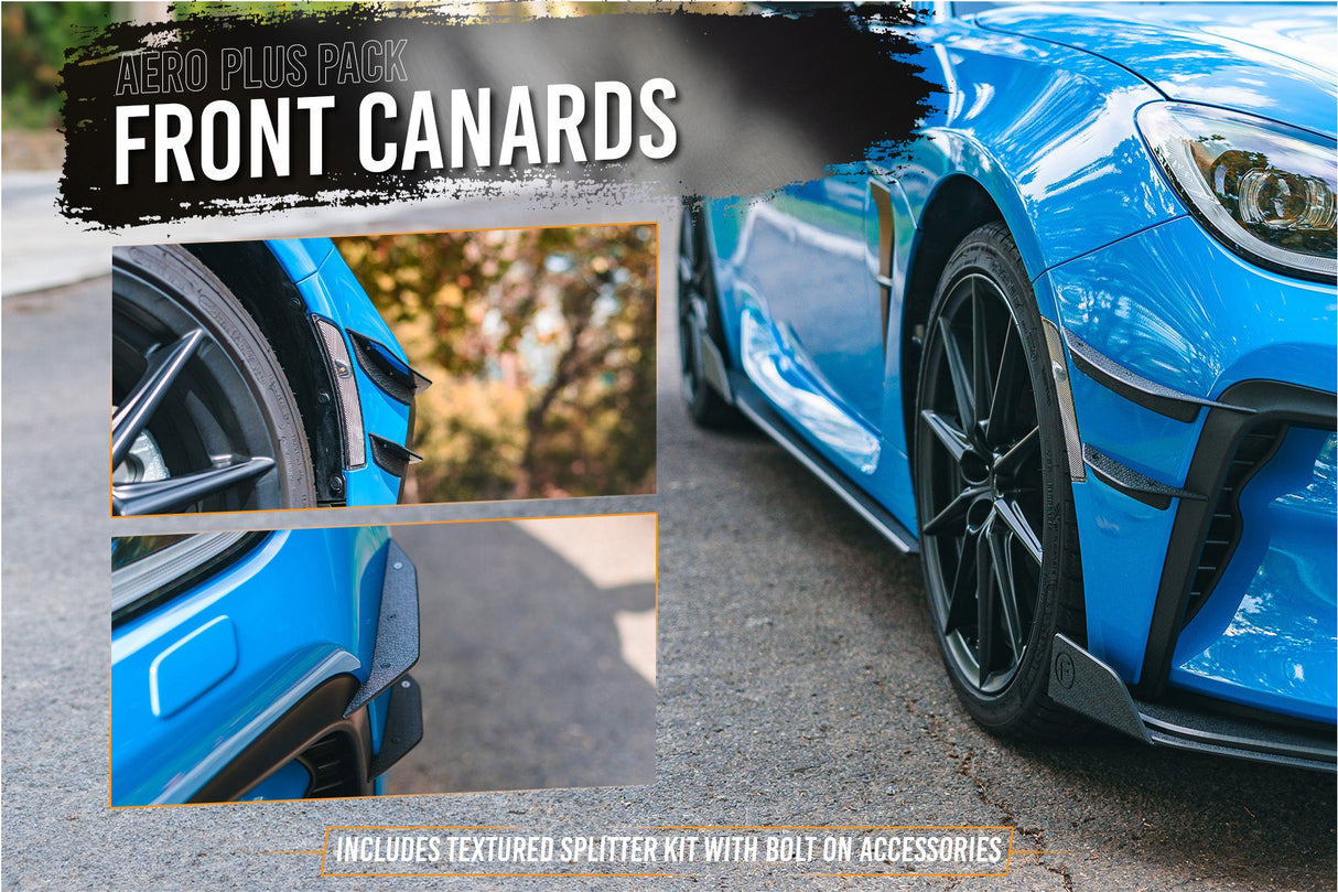 GR86 ZN8 Full Lip Splitter Set (TEXTURED BLACK) - ModsDirect