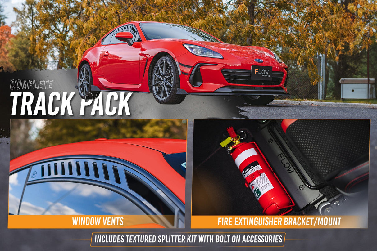 ZD8 BRZ Full Lip Splitter Set (TEXTURED BLACK) - ModsDirect