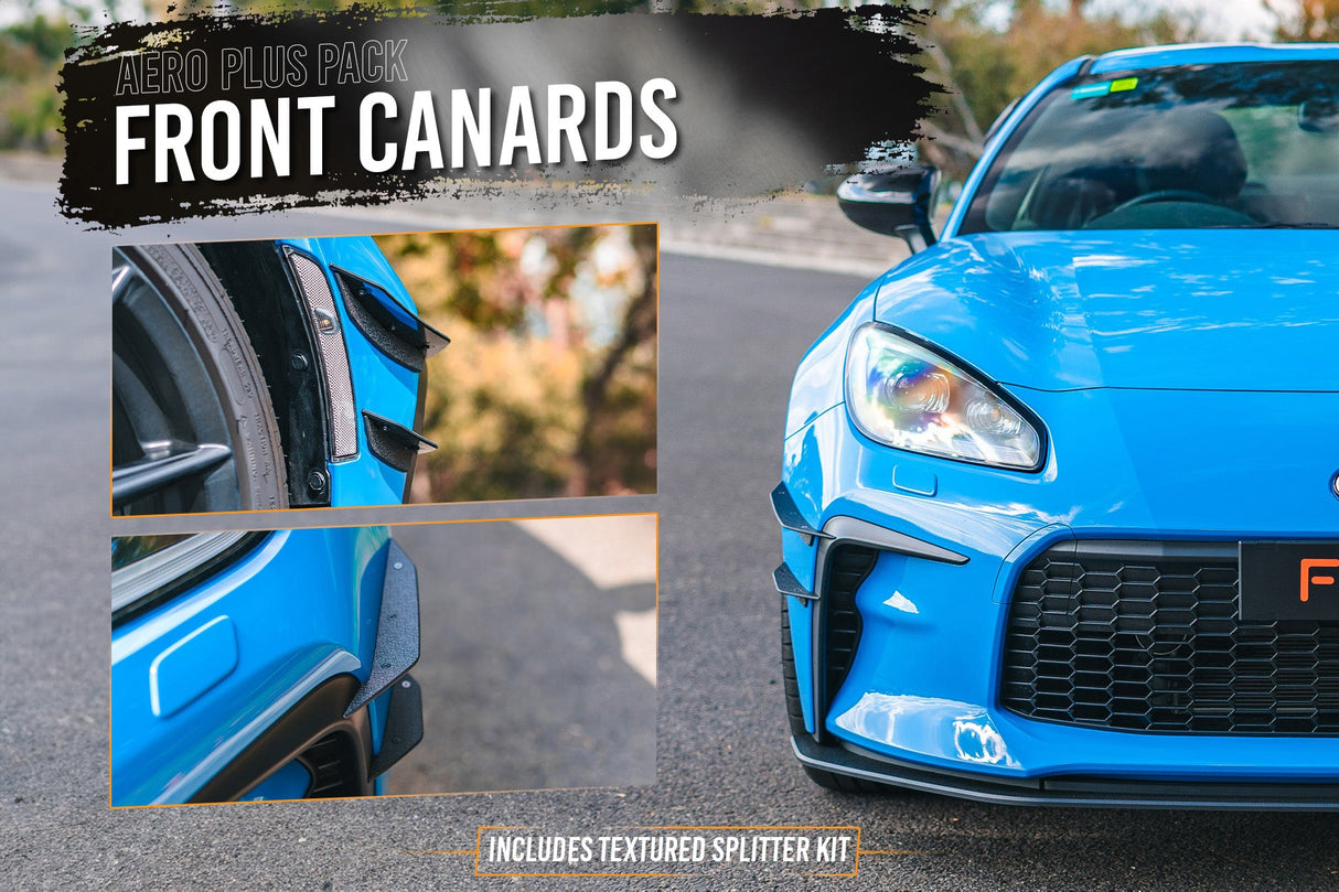 GR86 ZN8 Full Lip Splitter Set (TEXTURED BLACK) - ModsDirect