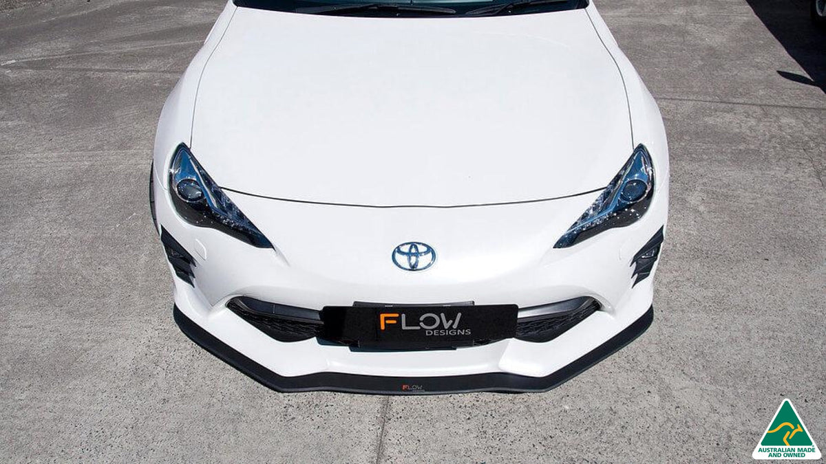 Toyota 86 (Facelift) Front Lip Splitter V1 (Without Support Rods)