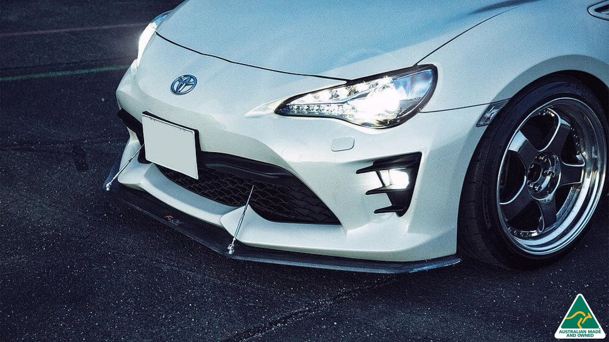Toyota 86 (Facelift) Front Lip Splitter V2 (With Support Rods)