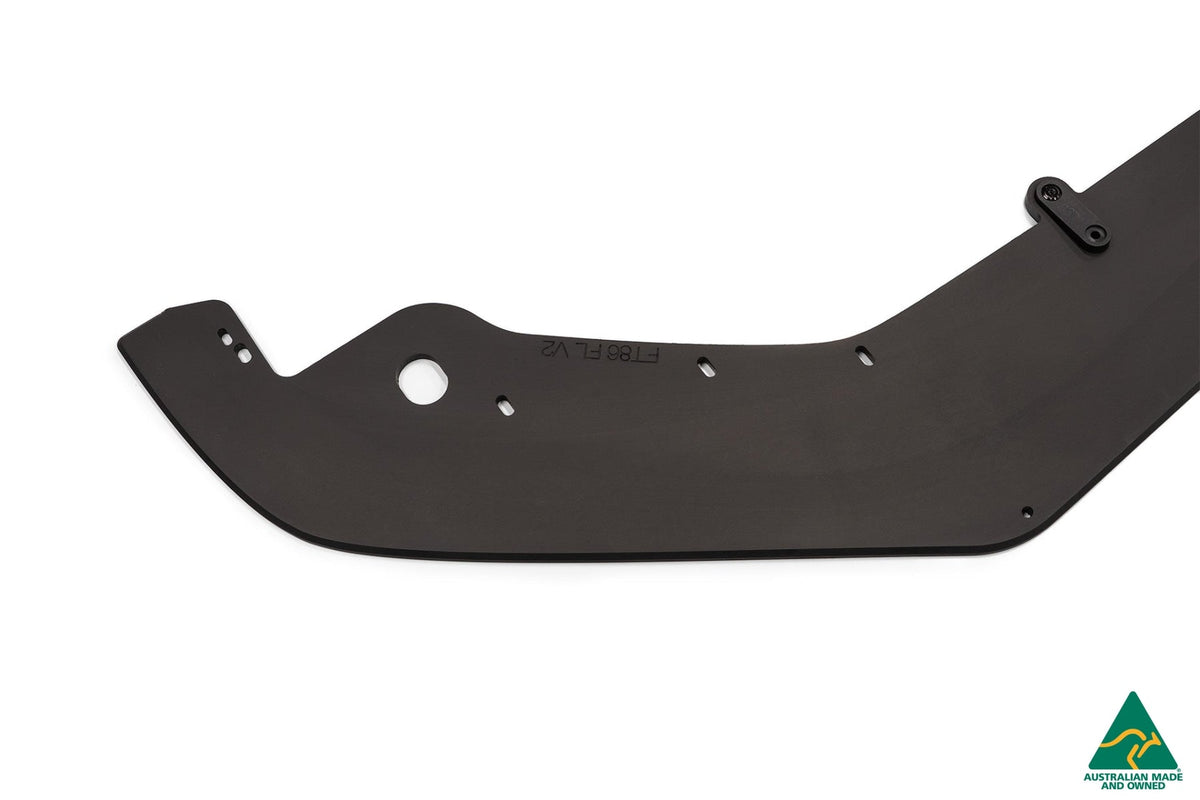 Toyota 86 (Facelift) Front Lip Splitter V2 (With Support Rods)