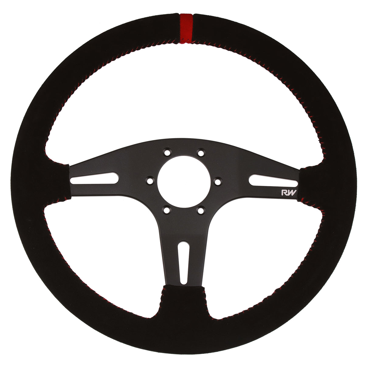 RACEWORKS | Racing Steering Wheel (Suede or Leather)