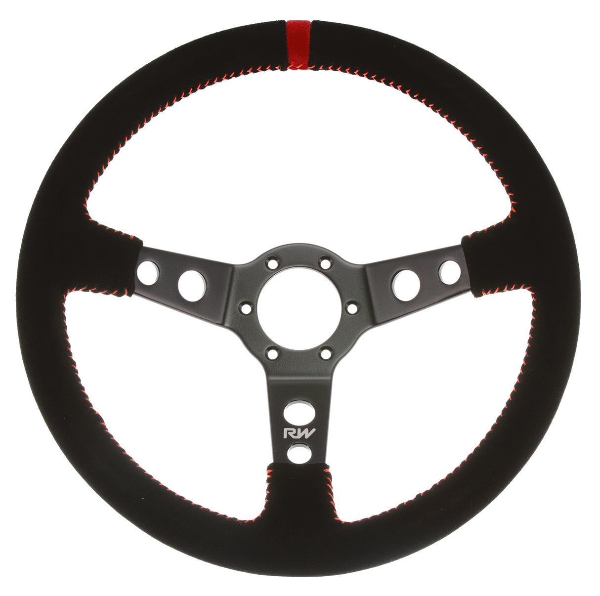 RACEWORKS | Racing Steering Wheel (Suede or Leather)