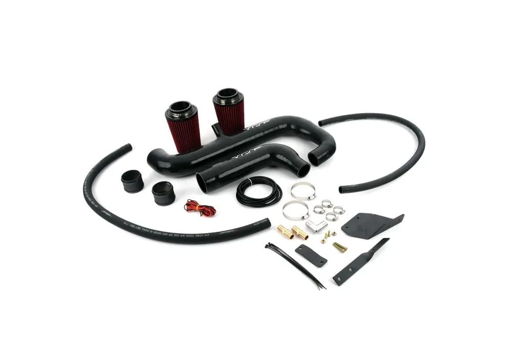 VRSF Relocated Silicone High Flow Inlet Intake Kit N54 07-10 BMW 135i/335i (1.75" Turbo Inlet)
