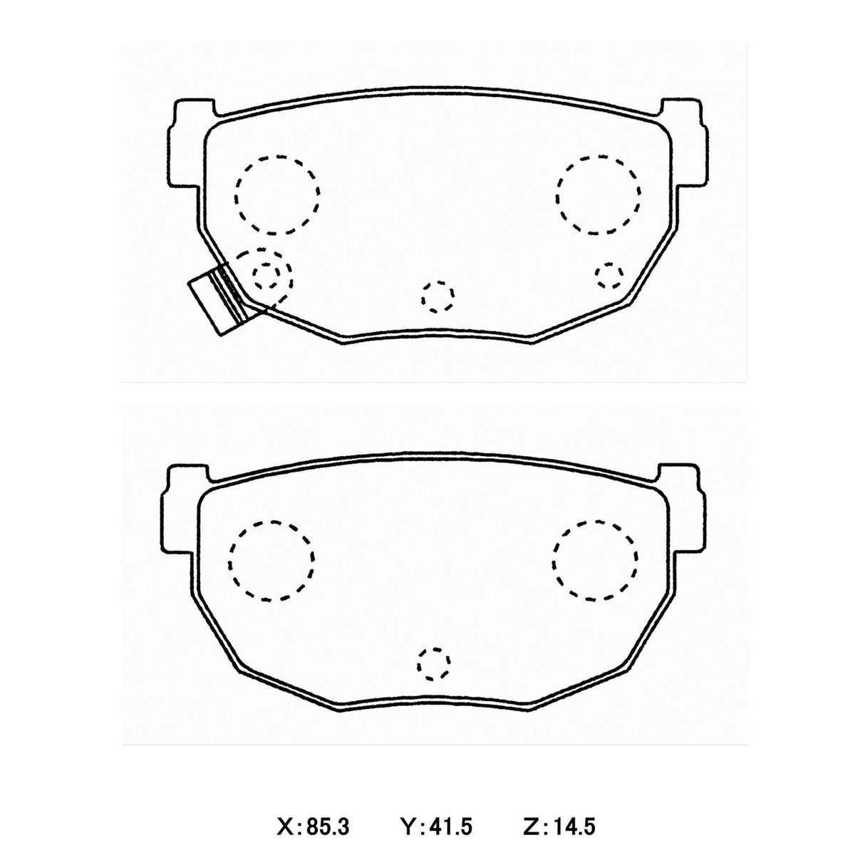 WinmaX W2 REAR Street Performance Brake Pads NISSAN Silvia - ModsDirect