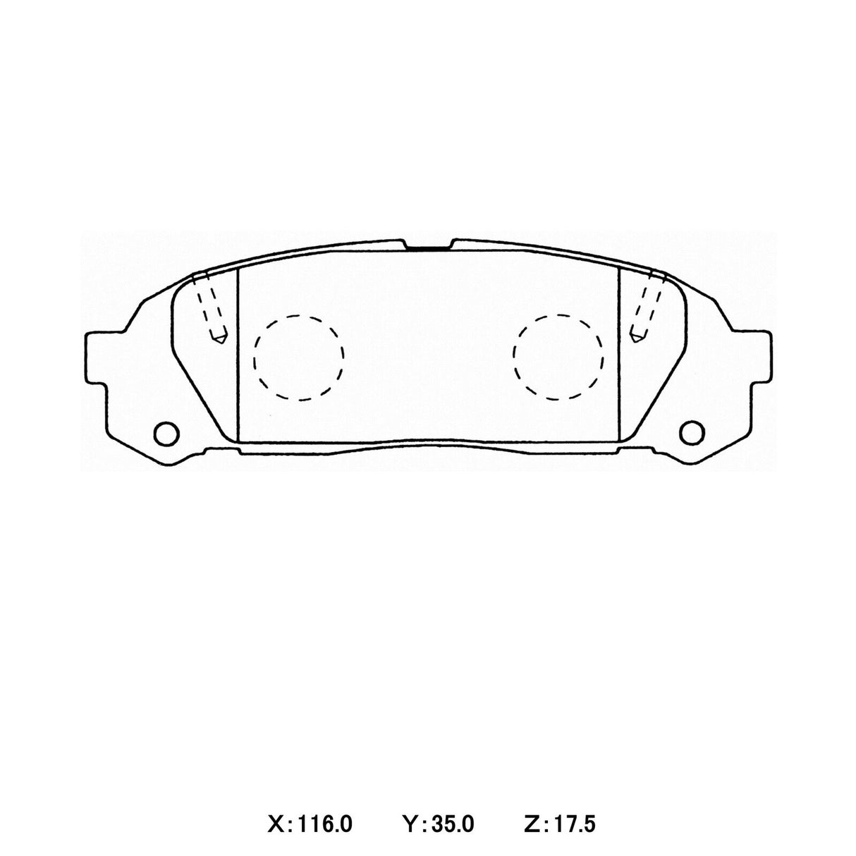 WinmaX W5 Performance Trackday Brake Pads Toyota Chaser JZX100 - ModsDirect