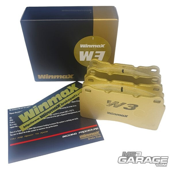 WinmaX W3 Performance Trackday Brake Pads Brembo Evo / WRX Sti / Commodore REDLINE - ModsDirect