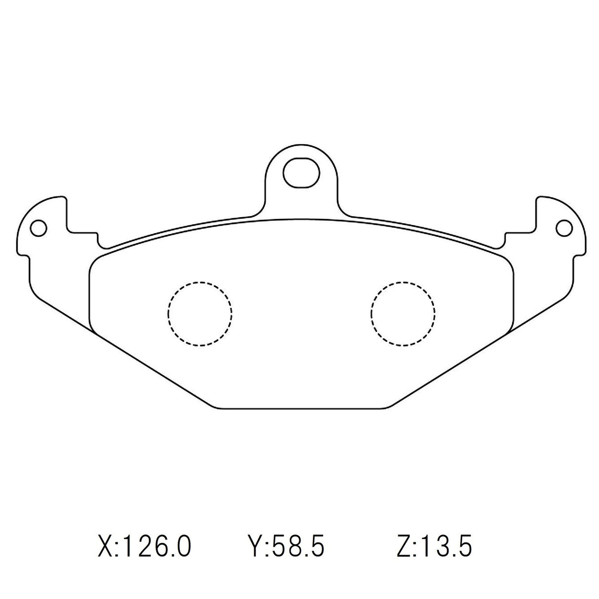 WinmaX W5 Performance Trackday Brake Pads Lotus Rear Pad - ModsDirect