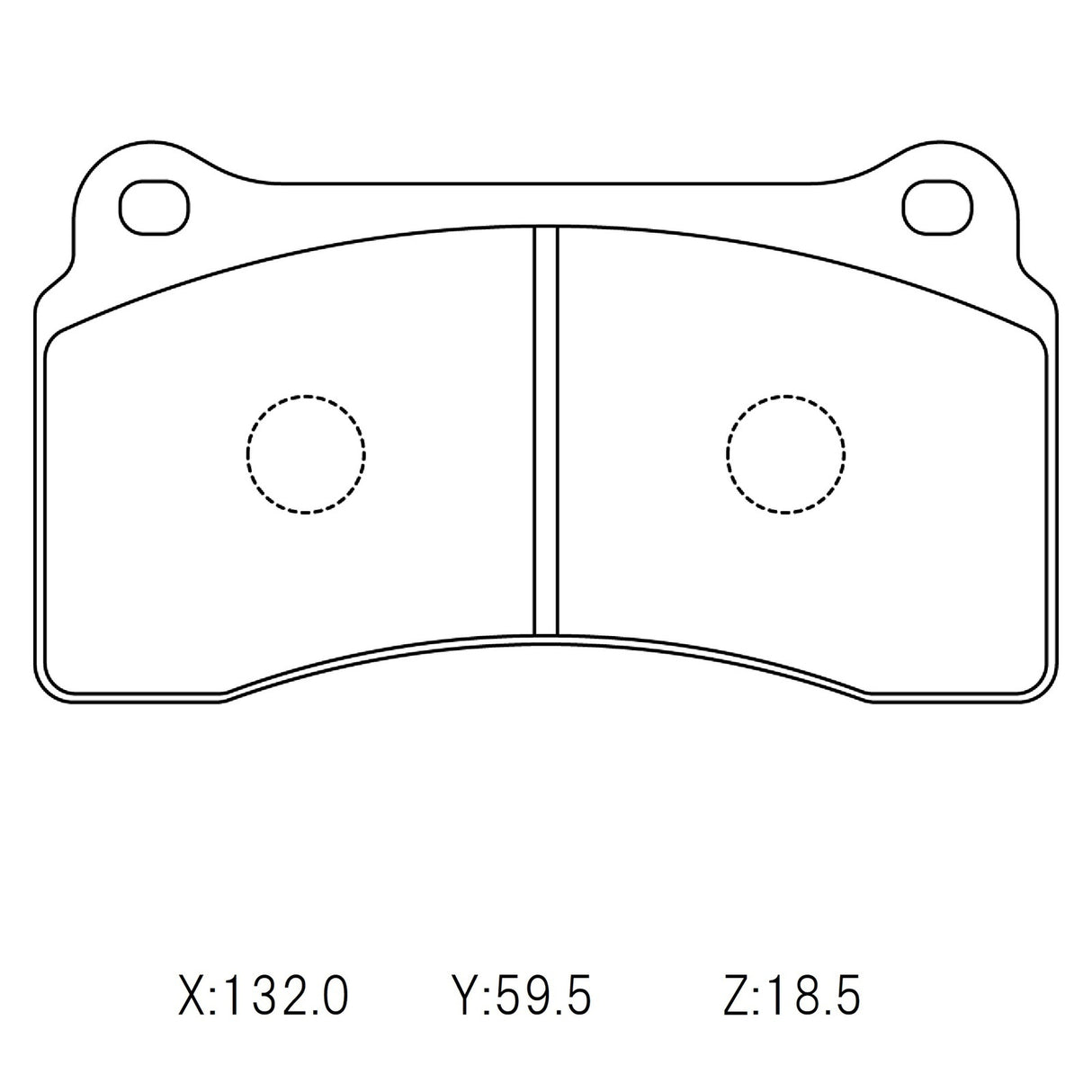 WinmaX W7 Race Brake Pads Nissan R35 GTR Brembo - ModsDirect