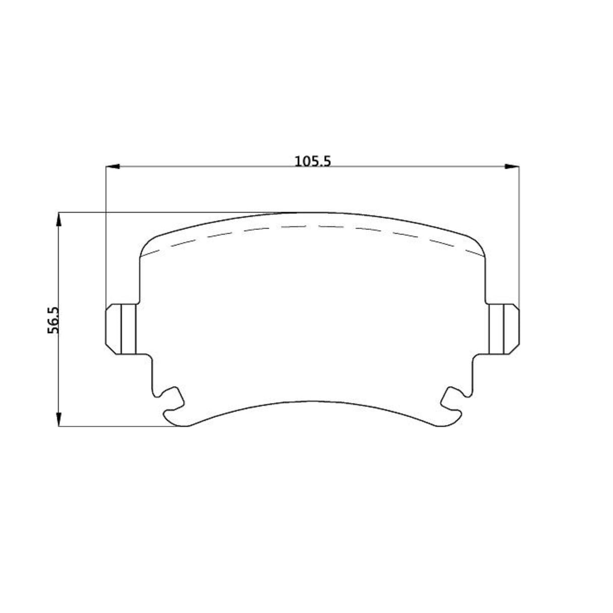 WinmaX W2 REAR Street Performance Brake Pads Volkswagen Golf V, VI / Audi TT / S3 - ModsDirect