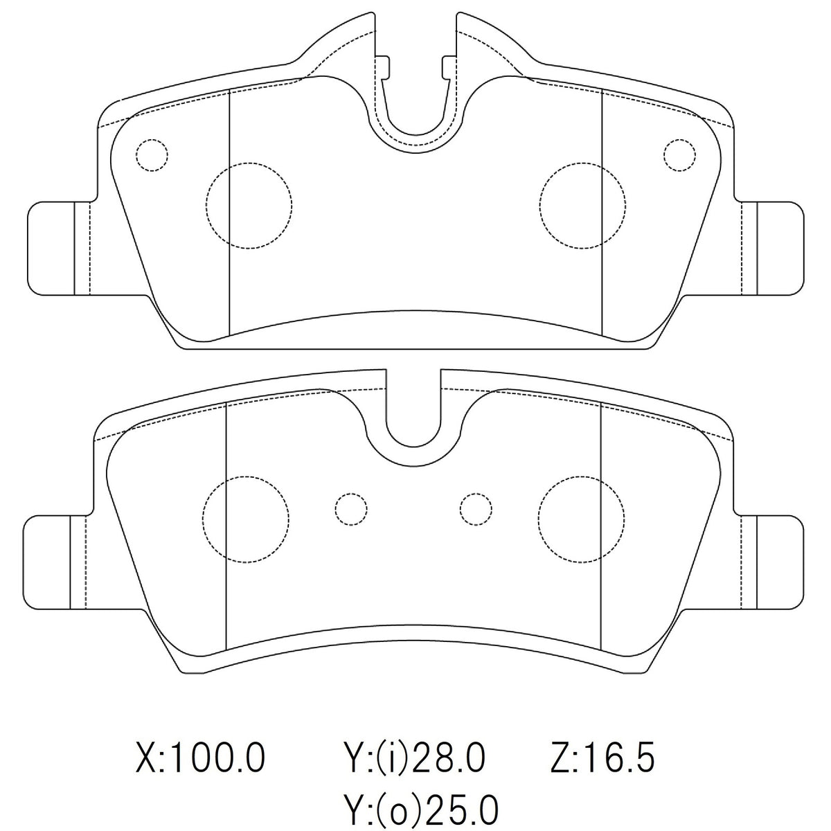 WinmaX W1 REAR Street Performance Brake Pads MINI F56