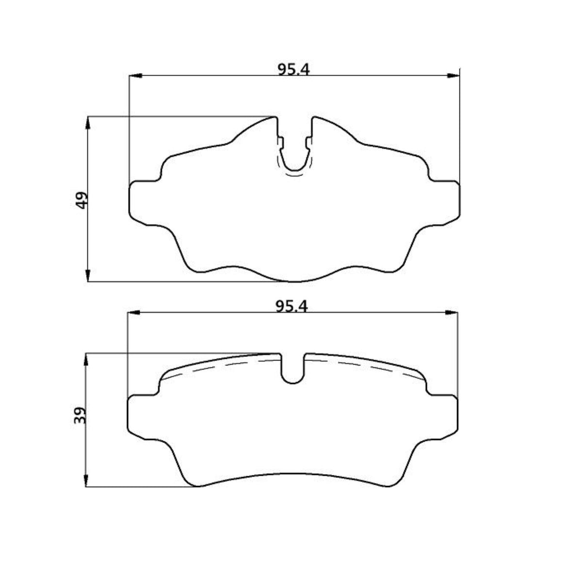 WinmaX W1 REAR Street Performance Brake Pads Mini Cooper JCW