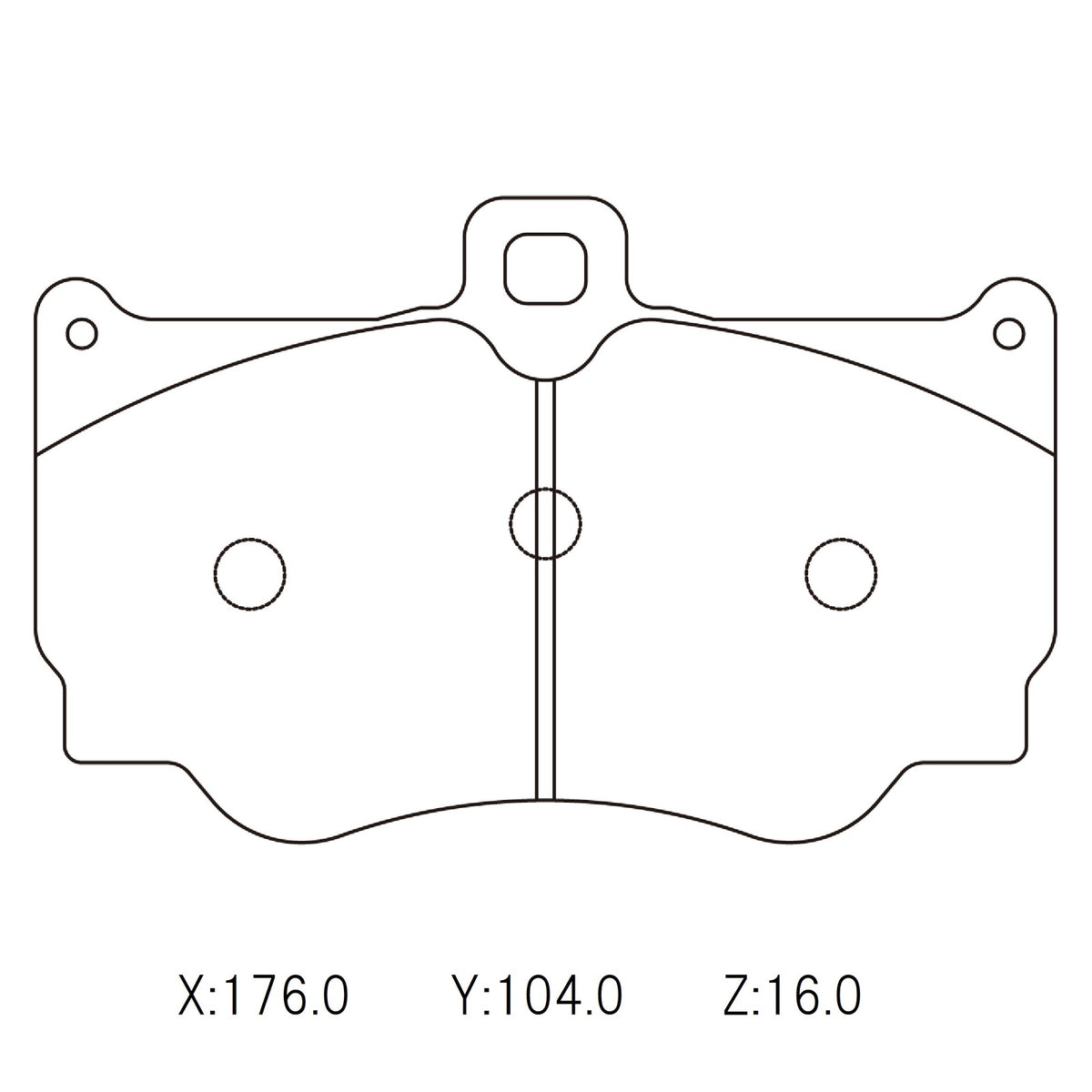 WinmaX W1 Street Performance Brake Pads Alcon CAR17 Caliper