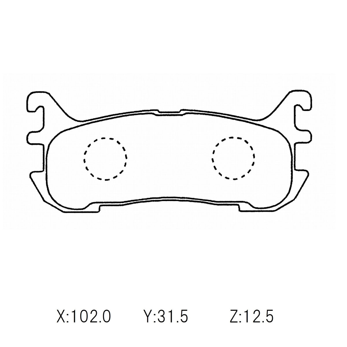 WinmaX W3 Performance Trackday Brake Pads Mazda MX5 (NB & NB8A)