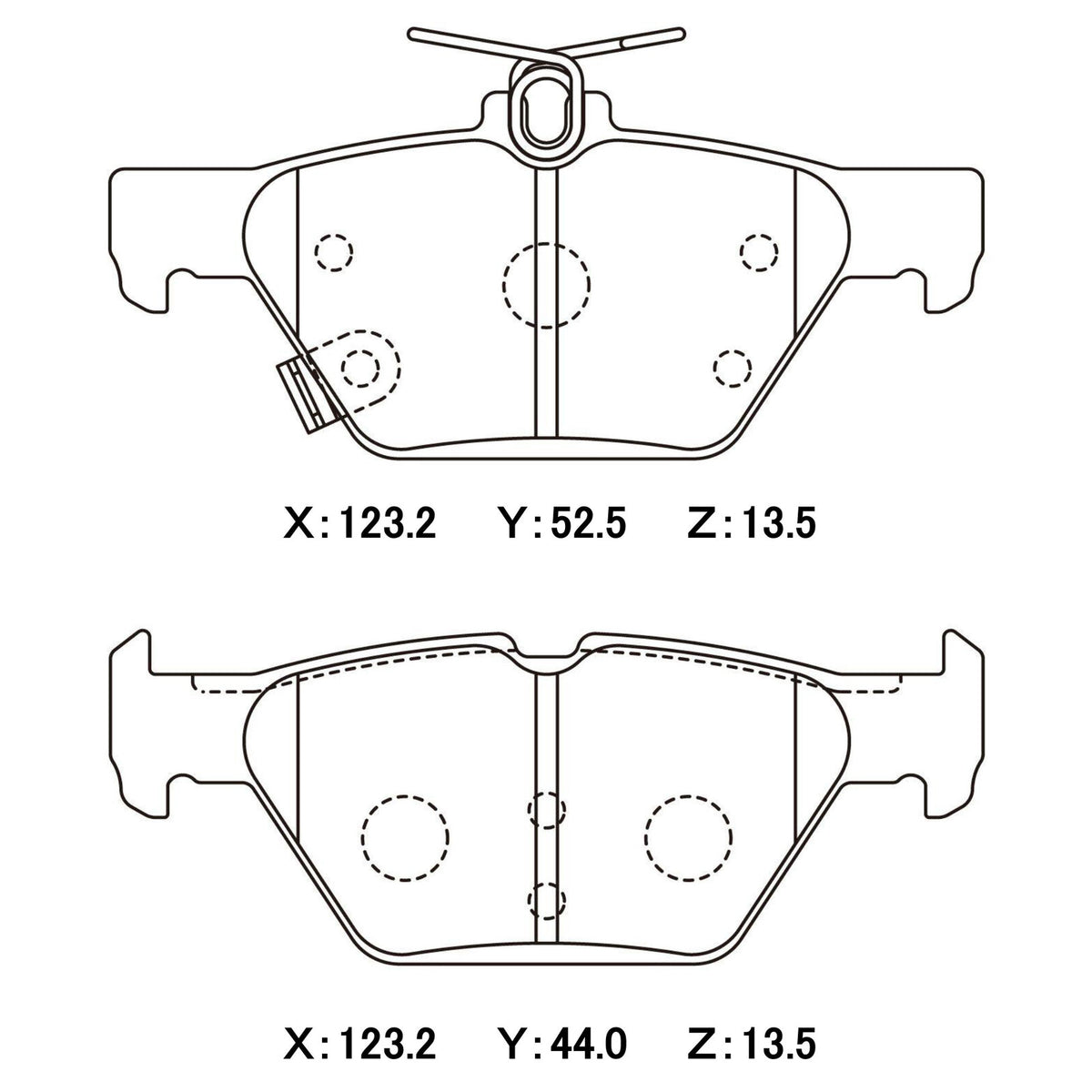 WinmaX W3 Performance Trackday Brake Pads Subaru WRX VA 15-21 (CVT Only with Electric Park Brake) / Forester SK / Levorg / Liberty BN