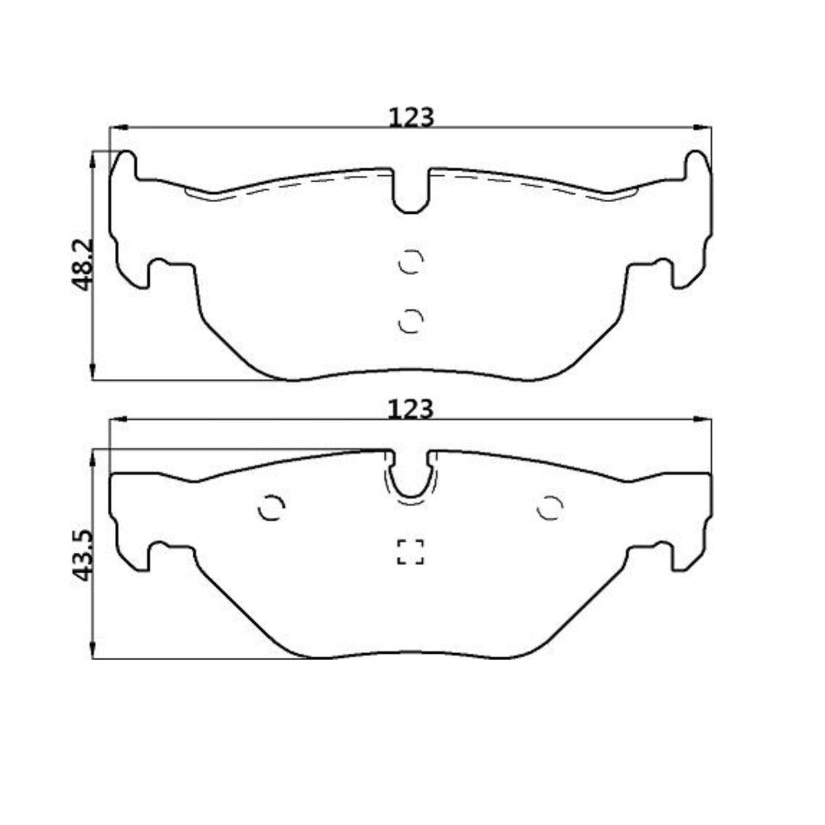 WinmaX W5 Performance Trackday Brake Pads BMW E87 130i