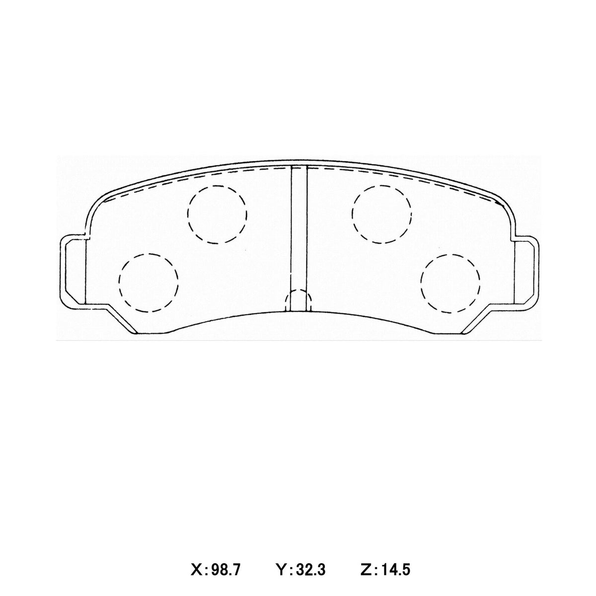 WinmaX W5 Performance Trackday Brake Pads Toyota AE86