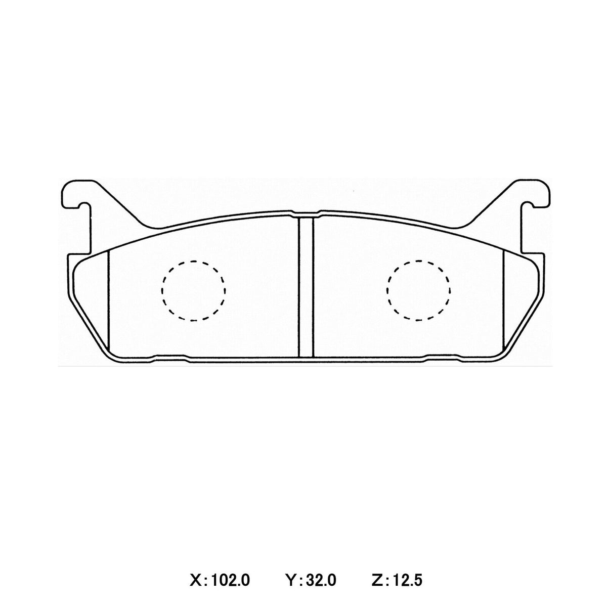 WinmaX W6.5 Race Brake Pads MAZDA MX5 (NA6)