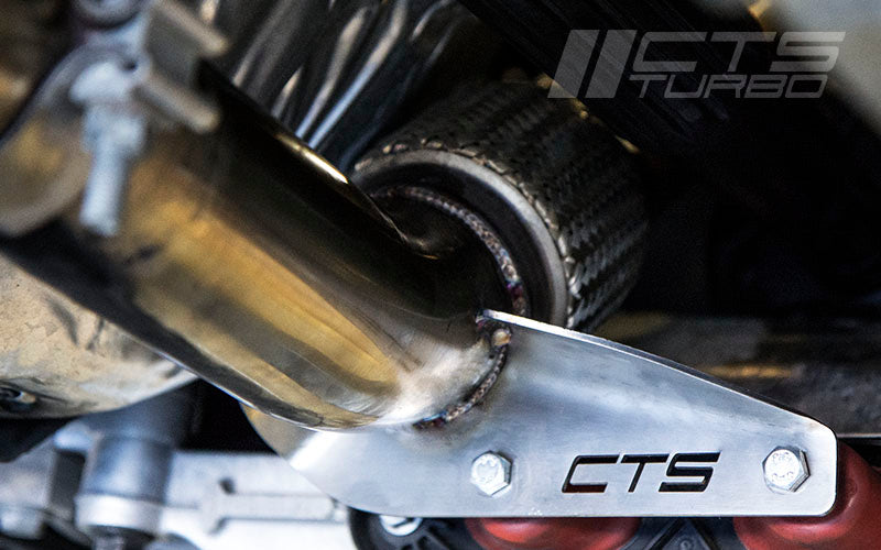 CTS Turbo | Downpipe with High-Flow Cat (MK6R, TT-S, S3 8P) - ModsDirect