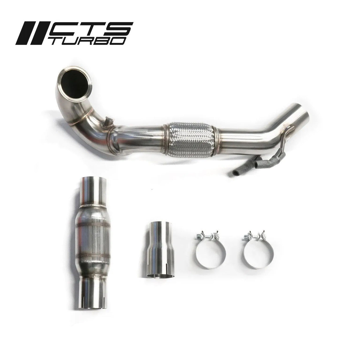 CTS Turbo | Downpipe with High-Flow Cat (MK7 Golf GTI) - ModsDirect